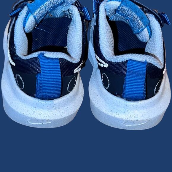 Toddler Nike Crater Impact (GS) Shoes Armory Navy-White-Marina Sneaker Size 7 C - Picture 6 of 8